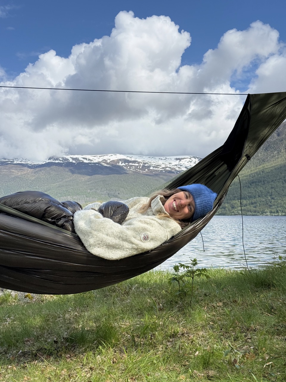 Bug net over the Momo Jord Hammock