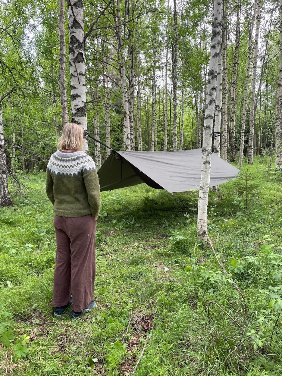 Jord Tarp w kolorze oliwkowej nocy